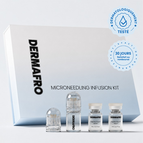 Micro Infusion sur Homme Noir  - Derma Afro