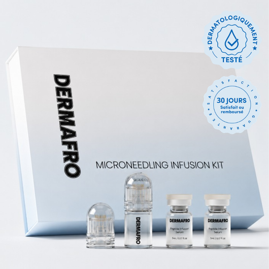 Micro Infusion sur Homme Noir  - Derma Afro